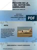 Inspección de La Bujía Del Motor Del Sabreliner