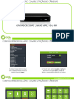 Como Config Usuário Com Restrição de Câmeras