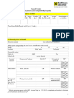 Cerere de Finantare - Client Small Si Corporate - CA Mai Mare de 1 Mil EURO - 30.08.2019