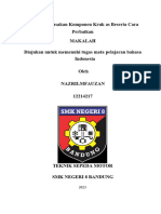 Analisis Kerusakan Komponen Kruk As Beserta Cara Perbaikan