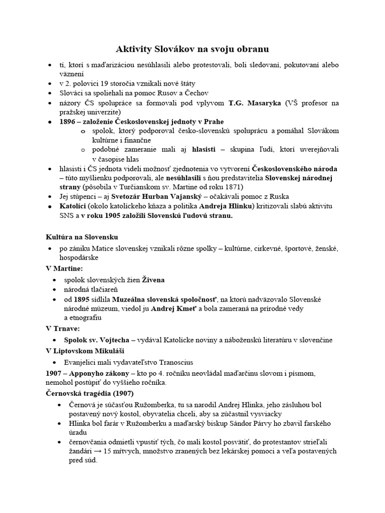 Aktivity SlovÃ¡Kov Na Svoju Obranu | PDF