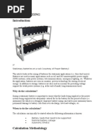 Battery Sizing