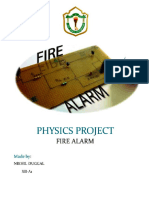 Physics Class 12 Project For Fire Alarm