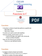 CSE109 - LectureSlide - 04 (Functions)