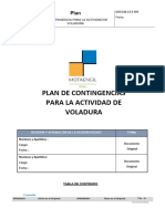 Plan de Contingencia - para La Actividad de Voladura Mota Engil - Ok