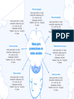 Brainstorming Mapa Mental Ilustraciones Nubes Azul