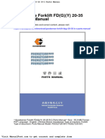 Goodsense Forklift Fdgy 20 35 B C Parts Manual