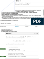 Control Recuperativo 2022-1 - ÁLGEBRA Y GEOMETRÍA - SECCIÓN 2