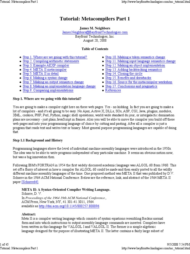 Met A Compilers 1 | PDF | Art | Computers