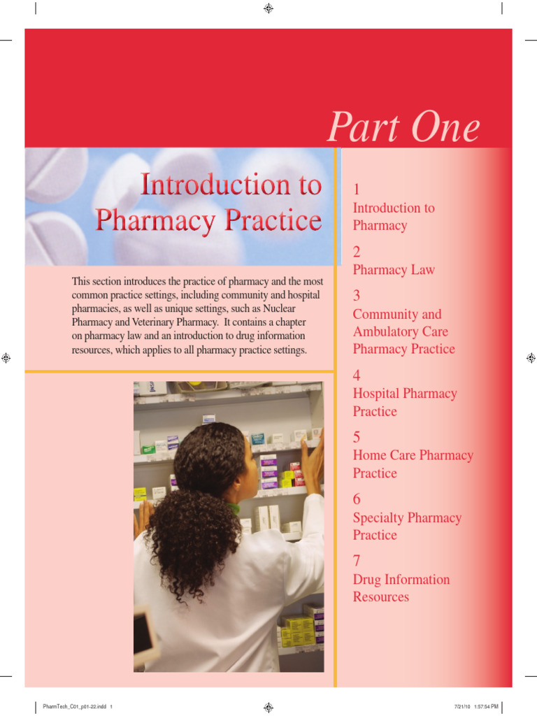 Overview of Pharmacy Practices and Roles | PDF | Pharmacy | Pharmacist