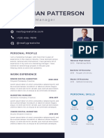 Blue Bold Marketing Manager CV Resume - 20231214 - 201928 - 0000