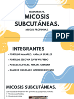 Seminario #6 Micosis Subcutáneas Micetomas, Esporotricosis y Cronomicosis.-2