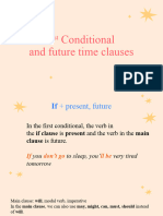 1st Conditional and Future Time Clauses