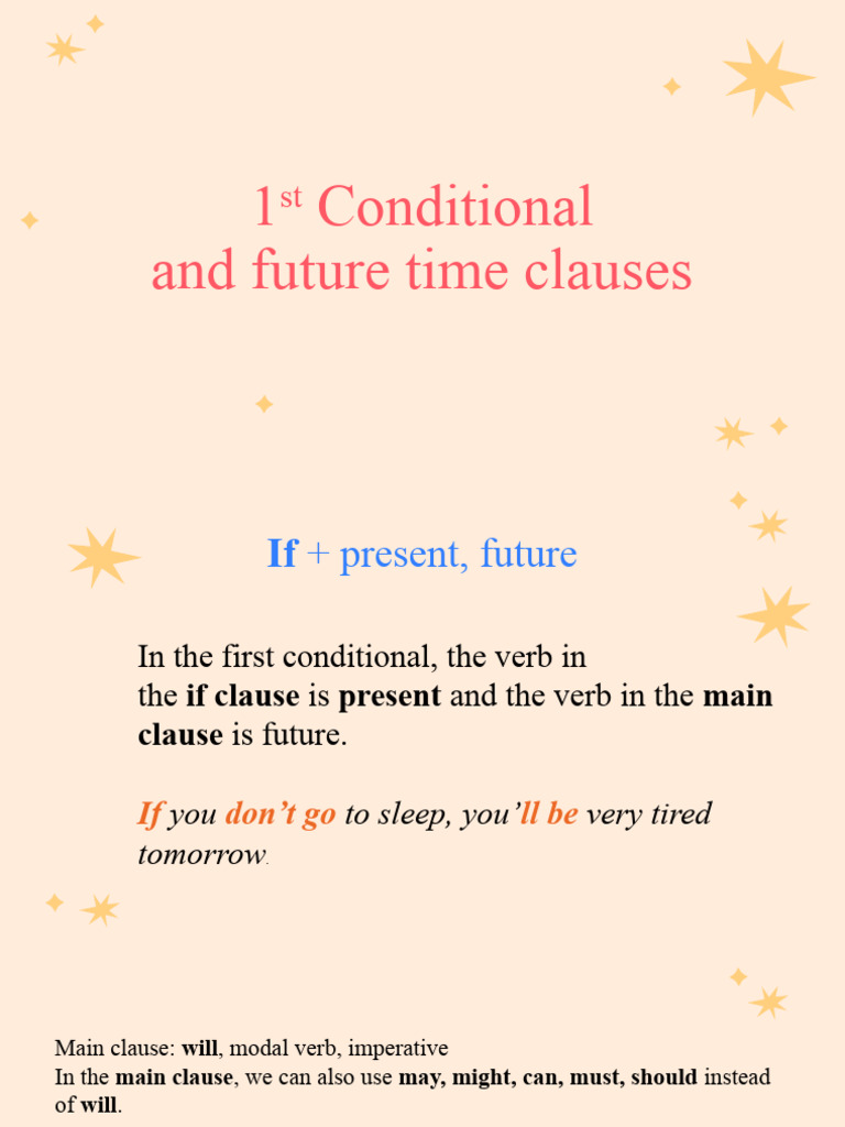 Future Time And Conditional Clauses – CLLX