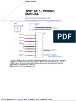 Ford Transit 2016 Wiring Diagram Manual