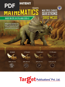 Sample PDF of MHT Cet Triumph Maths Book by Target Publications