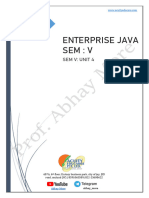 Enterprise Java Unit 4