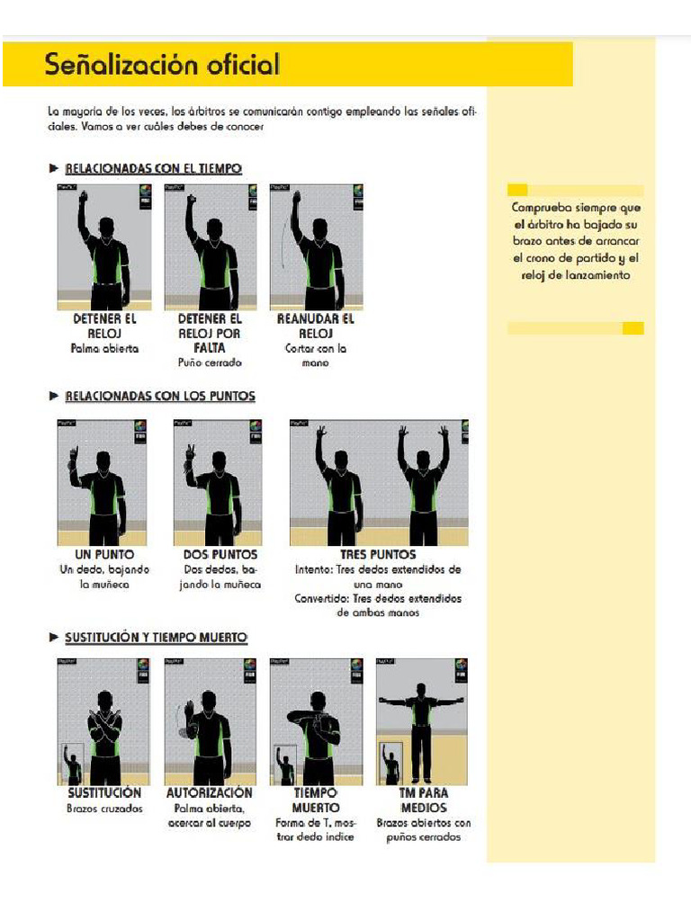 Señales de Arbitro | PDF