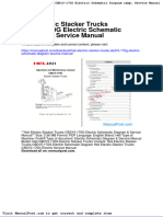 Heli Electric Stacker Trucks Cbd15 170g Electric Schematic Diagram Service Manual