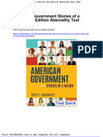 American Government Stories of A Nation 2nd Edition Abernathy Test Bank