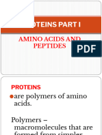 Proteins Part I