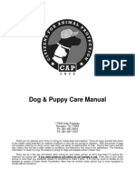 FC Dog Puppy Care Manual