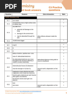 AQA GCSE Chem C3 Practice Question Answers