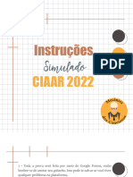 Instruções Simulado CIAAR 2022