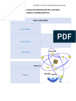 Niveles de Organización de La Materia