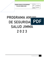 Programa Anual de Seguridad y Salud Jimma 2 0 2 2