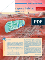 Building Space Habitat in The Classroom