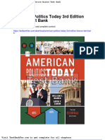American Politics Today 3rd Edition Bianco Test Bank