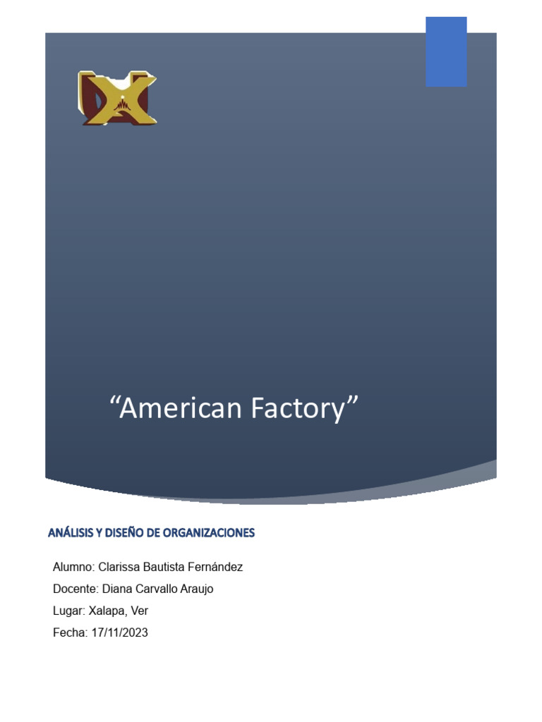 Caso Práctico_American Factory PDF Liderazgo Mediación