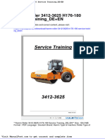 Hamm Roller 3412 3625 h176 180 Service Training Deen