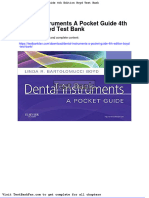 Dental Instruments A Pocket Guide 4th Edition Boyd Test Bank