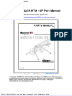 Haulotte 4527a Hta 16p Part Manual