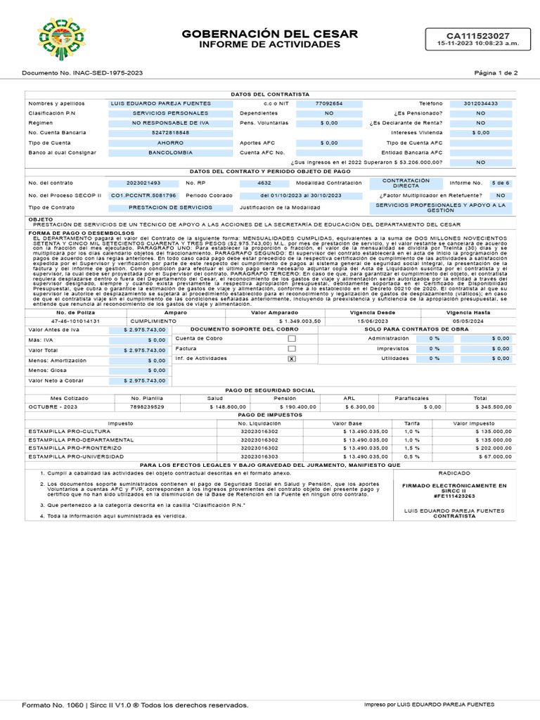 Inac Sed 1975 2023 | PDF | Bancos