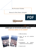 Sistema de Alerta Temprana de Sismos