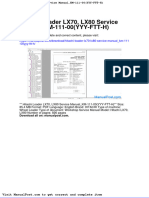 Hitachi Loader Lx70 Lx80 Service Manual KM 111 00yyy FTT H