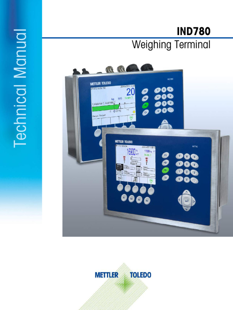 R15 Ind780 TM en | PDF | Calibration | Electrical Wiring