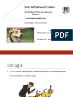 Unidad IV Introduccion A La Etologia y Bienestar Animal