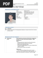 Make Up CV Nguyen Van The Data Engineer