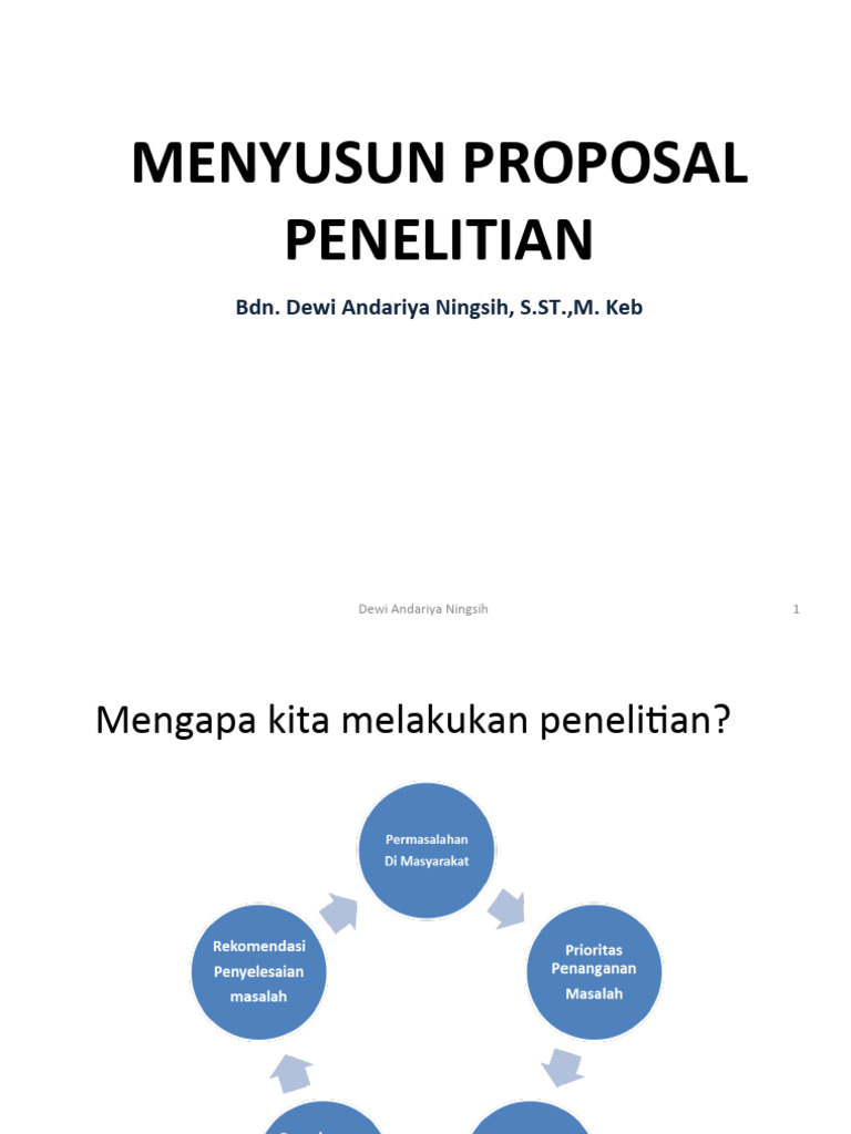 Panduan Menyusun Proposal Penelitian | PDF | Karier & Perkembangan | Seni