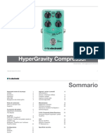 TC Electronic Hypergravity Compressor Manual Italian