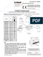 Instructions SPX PowerTeam Elektro Essence Air Pompe PE17 CE FR