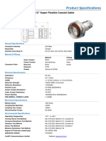 Connector, DIN-Male For 12'' Super Flexible Coaxial Cable