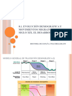 8.1. Evolución Demográfica Y Movimientos Migratorios en El Siglo Xix. El Desarrollo Urbano