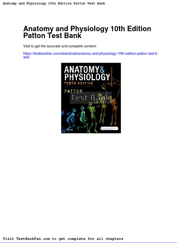 Anatomy and Physiology 10th Edition Patton Test Bank PDF