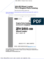 Hitachi Zw250 5b Wheel Loader 6hk1 Xzwt01 5 Engine Parts Catalog