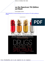 Drugs Across The Spectrum 7th Edition Goldberg Test Bank